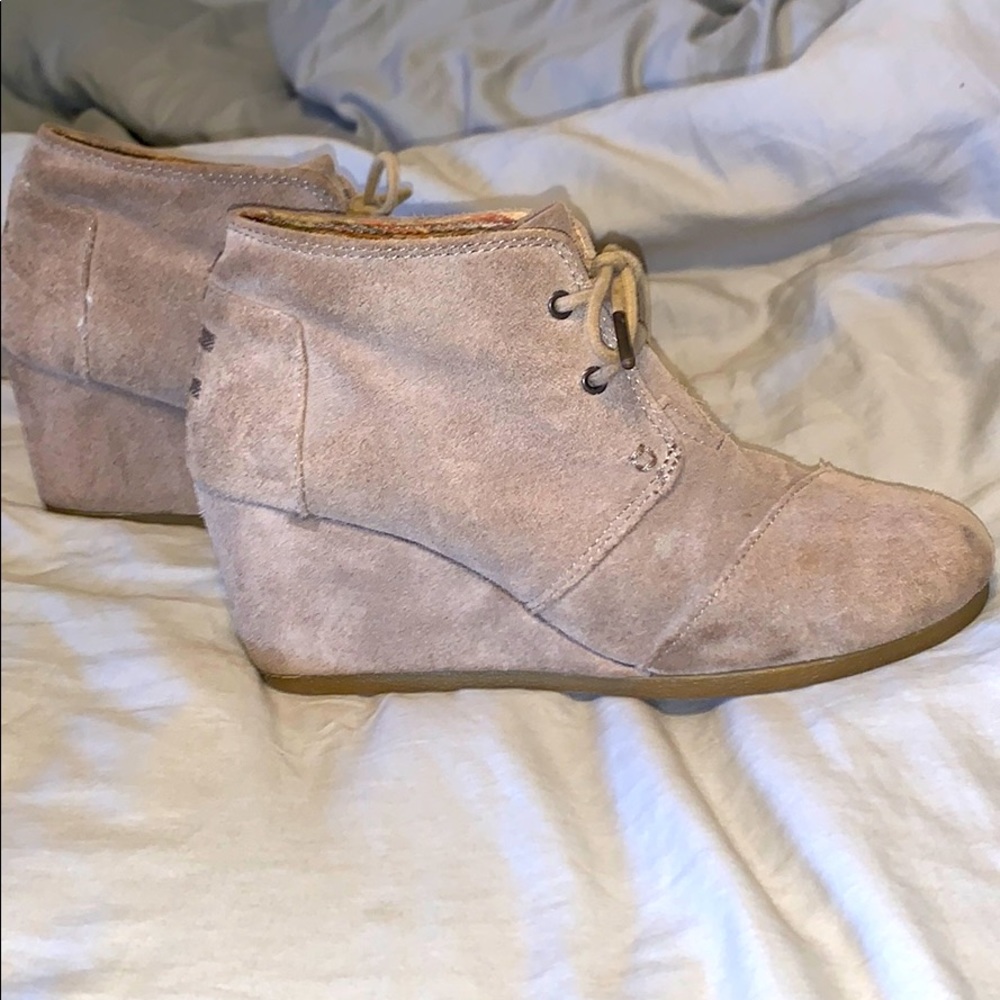 Suede Toms Booties